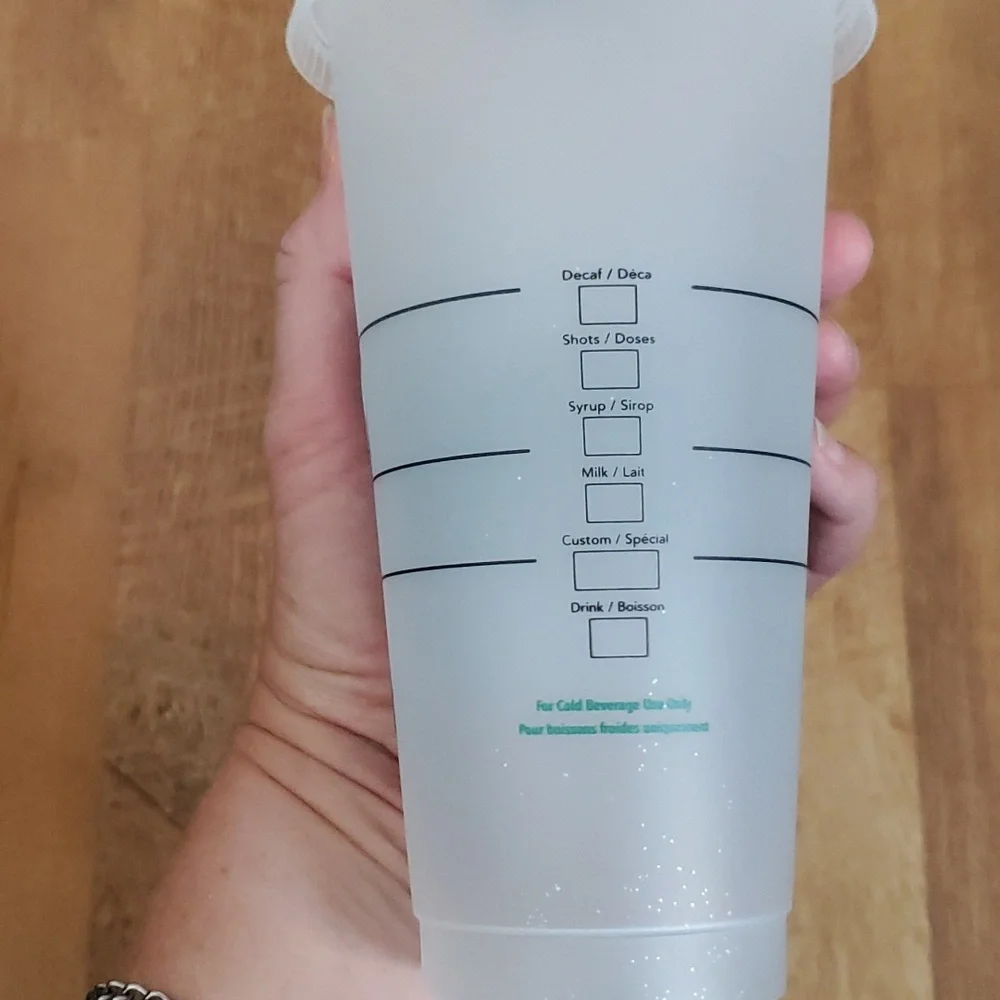 Starbucks Reusable Cold Cup Custom‎ Made with Mermaid 24oz